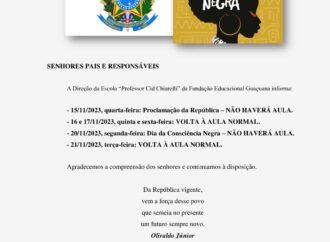 Feriados Republica e consciência Negra