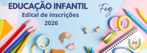 Edital e link para inscrições educação infantil 2026