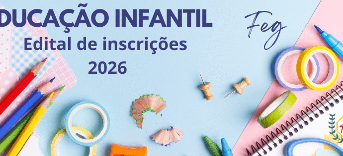 Edital e link para inscrições educação infantil 2026
